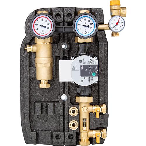 Station solaire Easyflow Basic 22mm: 2 allures; Wilo Yonos RSTG25/7,5; 2-12l/min