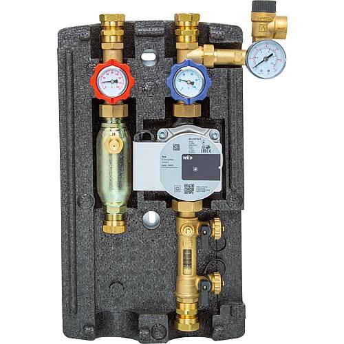 Circulateur solaire HE Grundfos UPM3 Solar 15-75 PWM  Anwendung 1