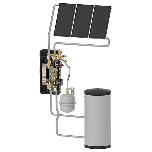 Station solaire avec système de séparation SolexMini Anwendung 1