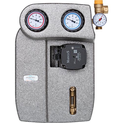 Station solaire Easyflow typ 3 HE, bitube avec séparateur d´air, avec circulateur solaire Standard 2