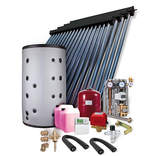 Pack solaire HP 22, montage sur toiture, 14,44 m² surface brute des capteurs  Standard 1