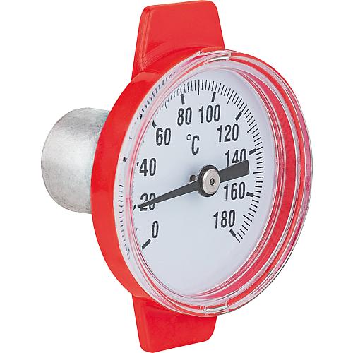 Thermomètre pour vanne à boisseau sphérique solaire en T isolée Standard 1