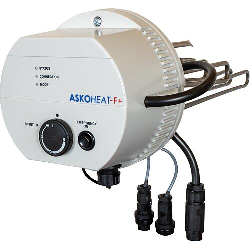 Résistance électrique d´appoint à bride PV  type AHFR-BI-plus, ø 180 mm Standard 1
