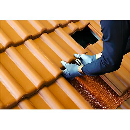 Tuile universelle PV flex pour toitures inclinées, tuile de remplacement en métal, pour PV et Solaire Anwendung 1