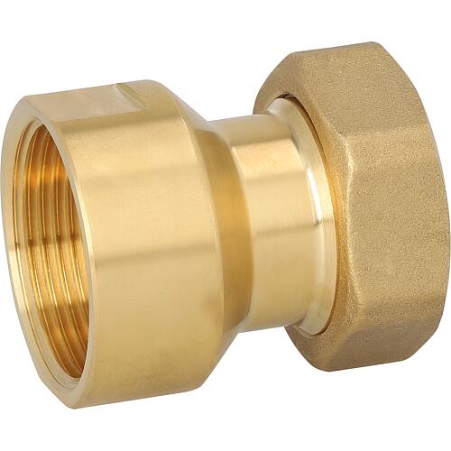 Raccord à vis DN32 (1 1/4")Écrou-tournant x DN32 ( 1 1/4")Laiton femelle convient également pour joint plat Laiton - convient pour l'eau potable