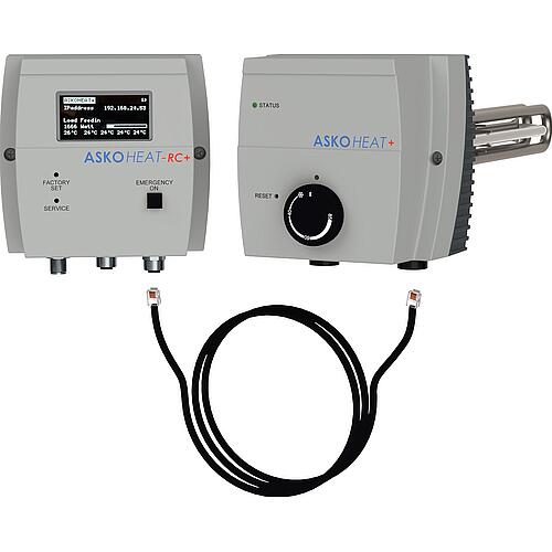 Résistance électrique à visser ASKOHEAT+ 2.0, type AHIR-TI-plus, 3 niveaux, DN 40 (1 1/2") Standard 1