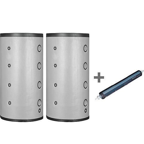 Paquet avantageux 2x Ballons tampons ACF 200 pour le refroidissement et le chauffage, 189 L Standard 1