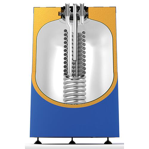 Accumulateur de pompe à chaleur à eau chaude Fish Carbon S15 avec un échangeur thermique, plastique Anwendung 3