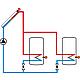 Régulation solaire et de chauffage  DeltaSol® MX Anwendung 8