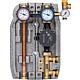Reservoir solaire Easyflow 22mm 2 circuits, 8-28l/min Grundfos UPM3 Hybride 25-70