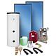 Kit solaire avec 4 capteurs SX 2,51 vertical (surface totale 10,04m²) et ballon solaire 500 L