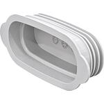 Couvercle aveugle BlauFast OFP, pour brides ovales