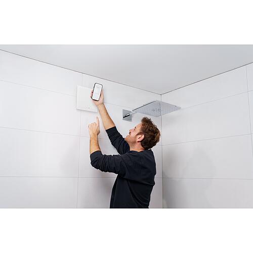 Unité de ventilation type ELS-NFC (V = jusqu'à 100 m³/h) pour boîtier encastré, paramétrable par App Anwendung 2