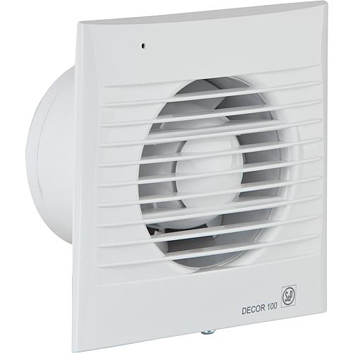 Ventilateur pour petites pieces Decor-100 CZ (blanc) 230V, 50Hz Temperature ambiante 40° C