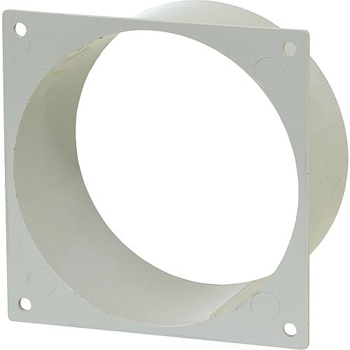 Embout de raccord L-AS 100 DN 100 en plastique Blanc