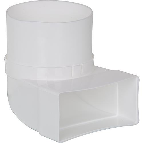 Pièce de déviation goulottes/rond 90
 Standard 1