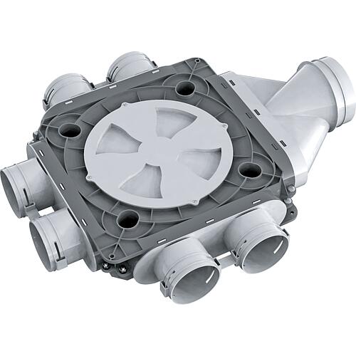 Boîte de distribution en plastique BlauFast SR, 6x, pour système à tube cylindrique Standard 1