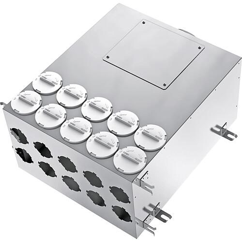 Boîte de distribution métallique BlauFast SR, 10x, pour système à tube cylindrique Standard 1