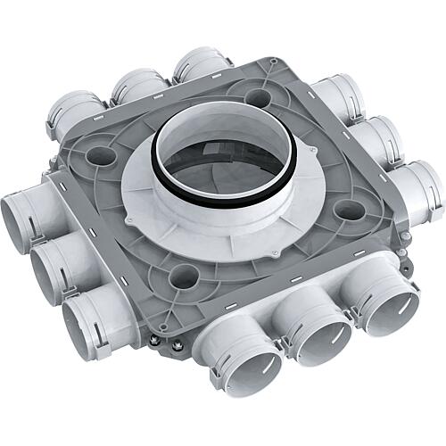 Boîte de distribution en plastique BlauFast SR, 12x, pour système à tube cylindrique Standard 1