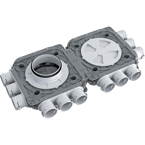 Boîte de distribution en plastique BlauFast SR, 12x, pour système à tube cylindrique Standard 1