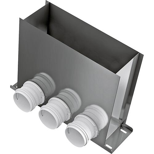 Adaptateur de vanne BlauFast RPF, triple, pour système à tube cylindrique Standard 1