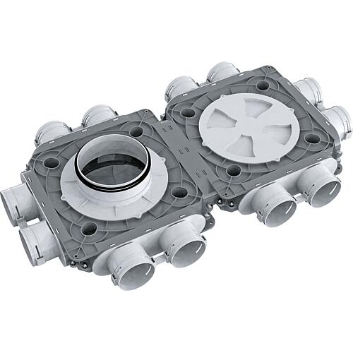 Boîte de distribution en plastique BlauFast SR, 12x, pour système à tube cylindrique Standard 1