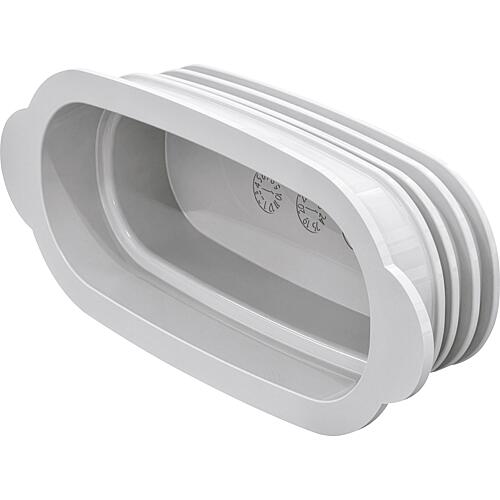 Couvercle aveugle BlauFast OFP, pour brides ovales Standard 1