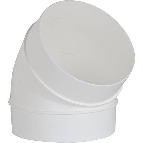 Coude rond 45° avec emboiture Standard 1
