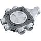 Boîte de distribution en plastique BlauFast SR, 6x, pour système à tube cylindrique Standard 1
