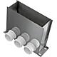 Adaptateur de vanne BlauFast RPF, triple, pour système à tube cylindrique Standard 1