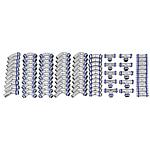 Raccord à sertir inox paquet Contour V,
80 pièces