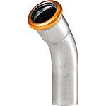 Pour inox 304 Raccords à sertir Contour M Coude 45° (i x a)