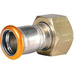 Raccord à sertir en inox 304 Contour M Raccord à vis