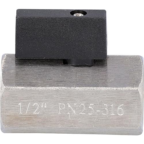 Vanne à boisseau sphérique filetage femelle/femelle, avec levier en nylon Standard 1