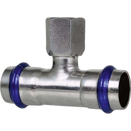 Raccord à sertir inox contour V, Té (femelle) Standard 1