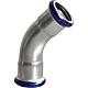 raccord à sertir inox contour m, coude 45° (femelle x femelle) Standard 1