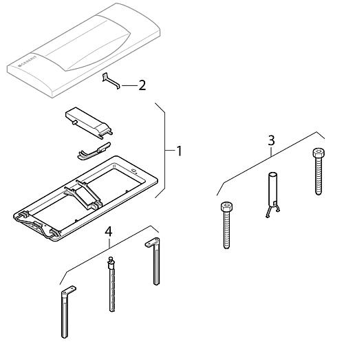 Pièce de rechange pour plaque de commande 300T Standard 1