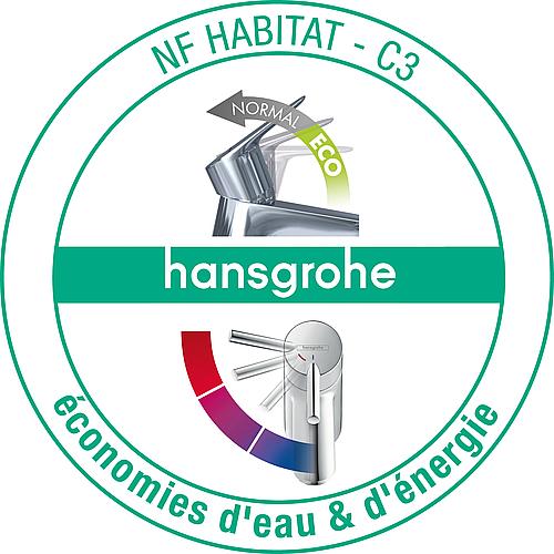 Mitigeur d’évier Logis hansgrohe 120 Eco C3 Webshop nur TBS FR 5