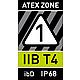 Lampe de sécurité pour casque DEL PX 2 Piktogramm 2