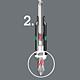 Embouts Pozidriv Wera 855/4 BTZ à emmanchement 1/4", longs, extra-rigides avec zone BiTorsion Anwendung 3