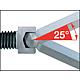 Clé pour serrage angulaire à six pans creux et à tête sphérique 369R Clé à ergots, chromée mate, avec MagicRing®. Piktogramm 3